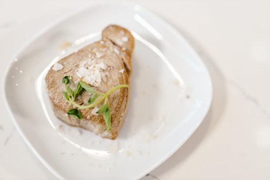 Steak de thon Albacore à la sauce citronnée