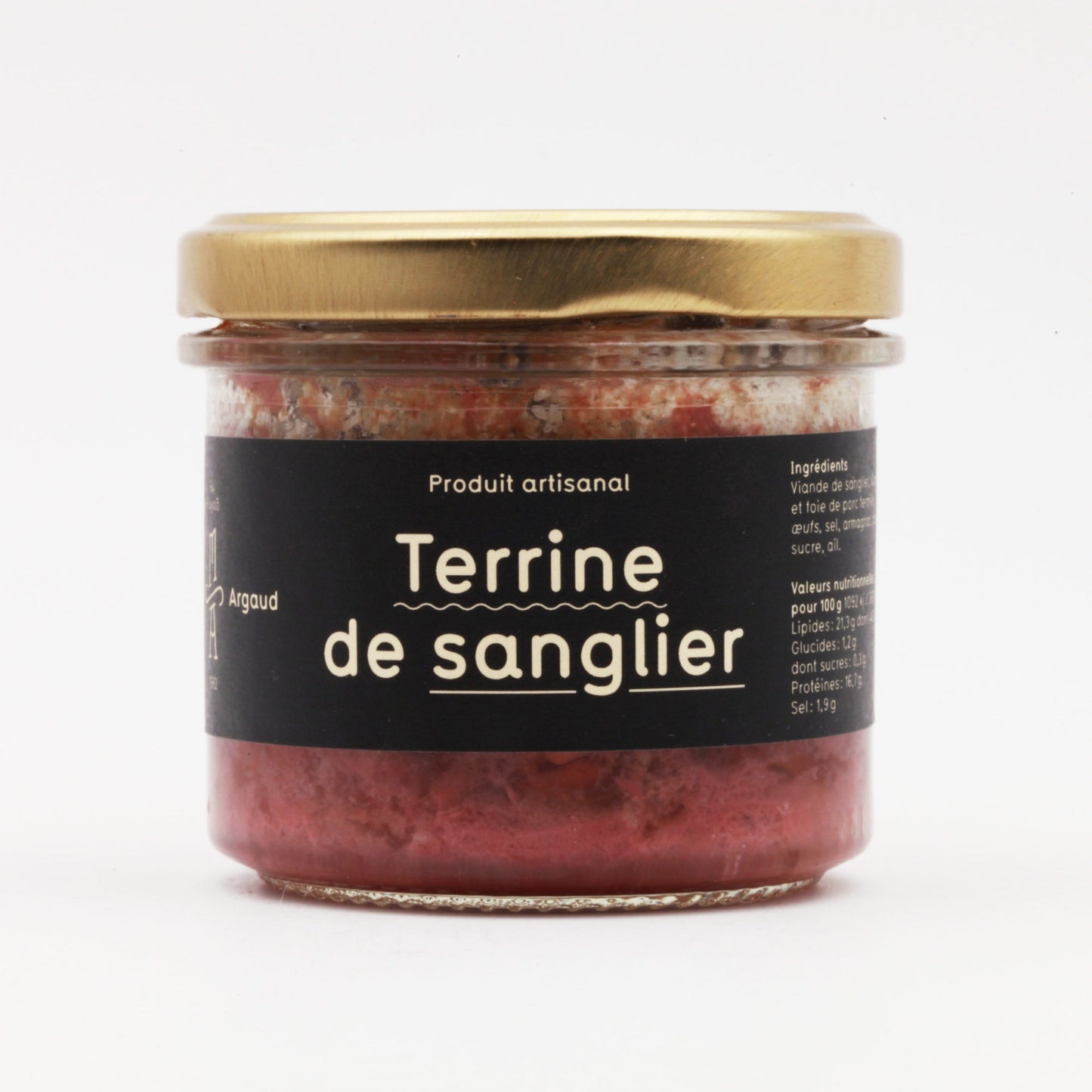 Terrine de sanglier 190 gr - Maison Argaud