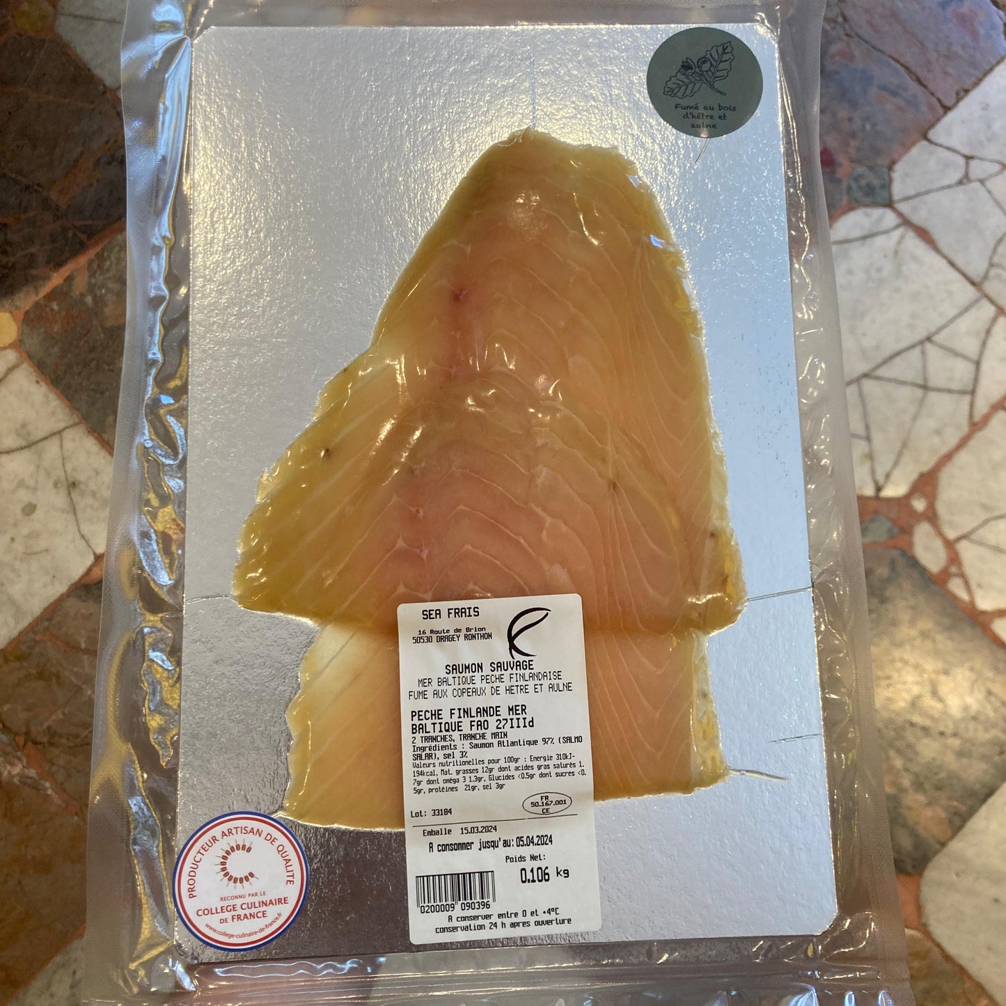 Saumon sauvage Mer baltique pêche Finlandaise