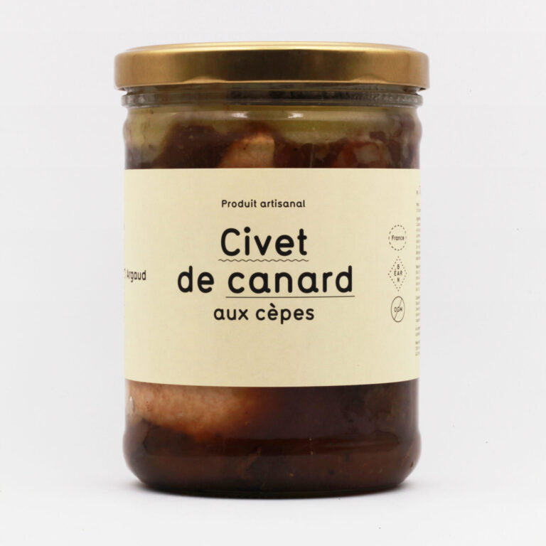 Canard aux cèpes