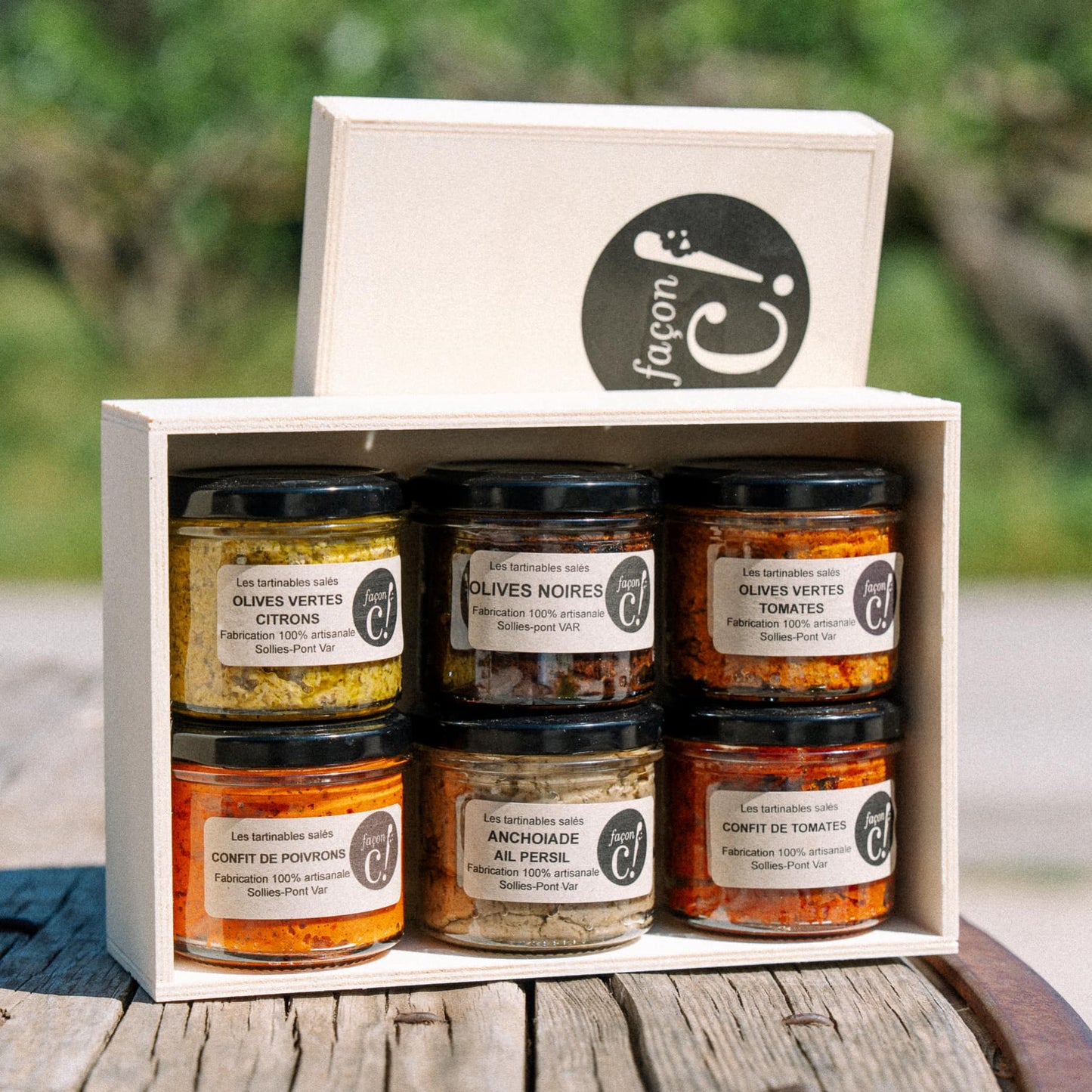 Les tartinables salés Olives noires 100g - Façon C