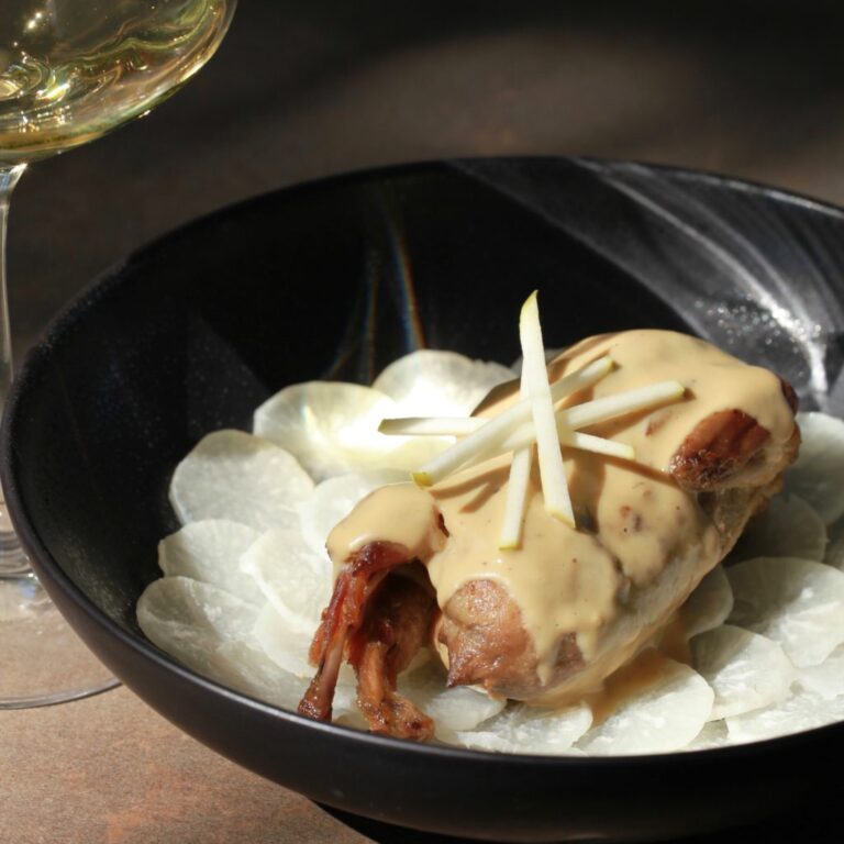 Cailles sauce au foie gras et au Jurançon 740gr