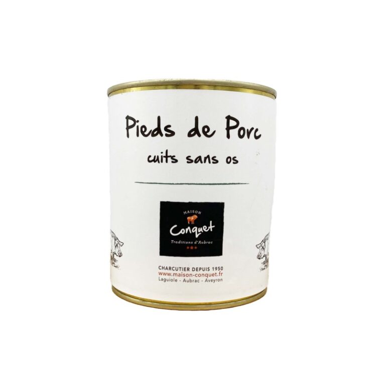 Pieds de porc cuits sans os - Maison Conquet