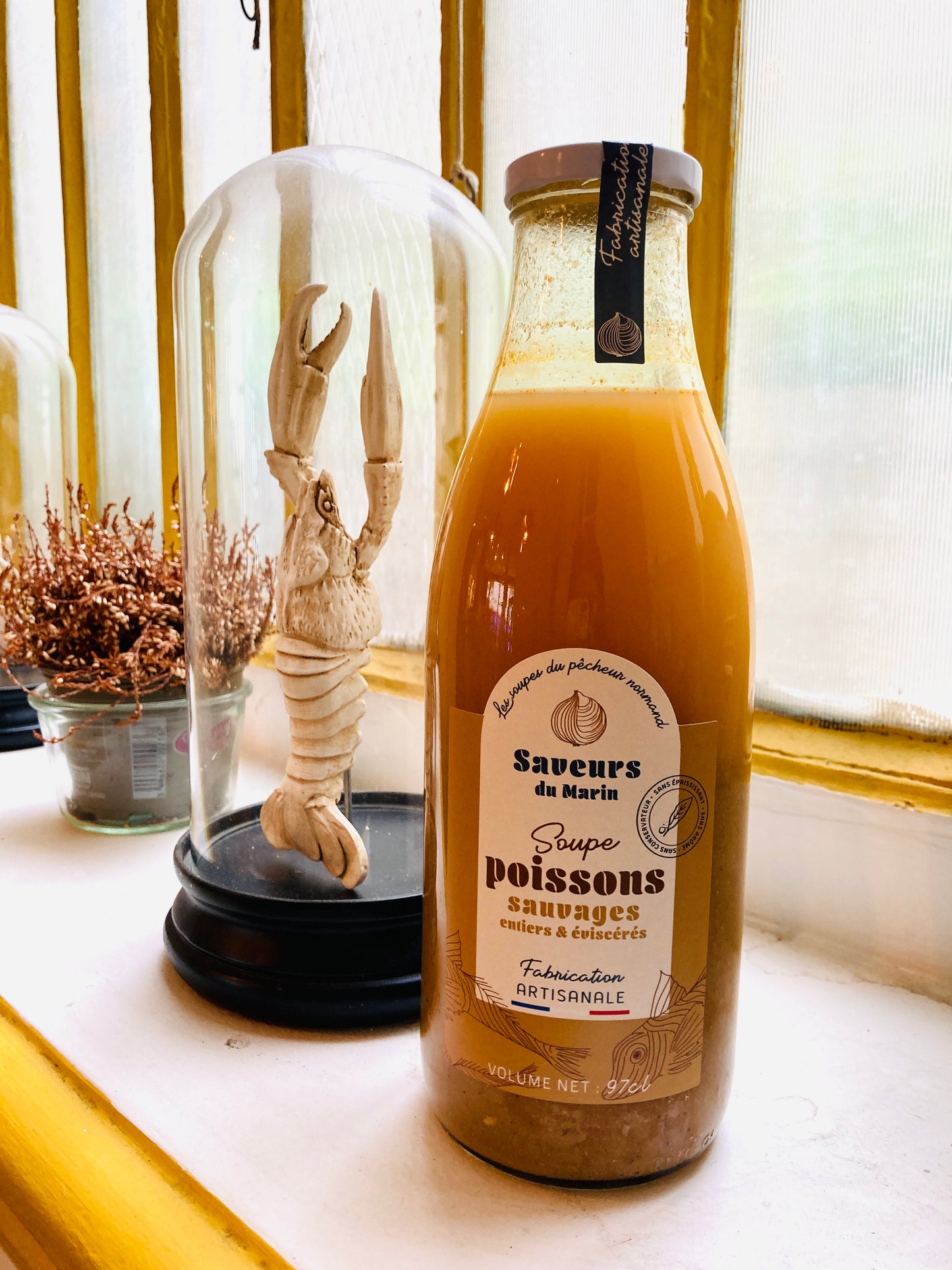 Soupe de Poissons sauvages entiers & éviscérés