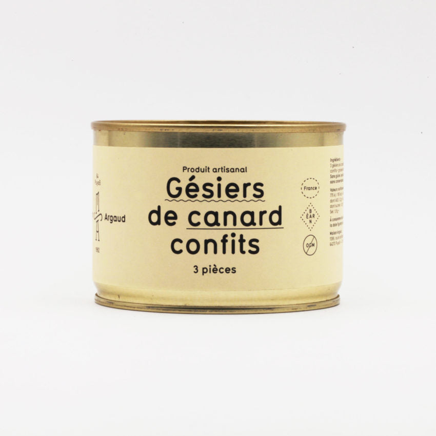 GÉSIERS DE CANARD CONFITS - Maison Argaud