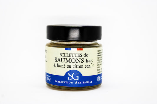 Rillettes de de saumon écorce de citrons