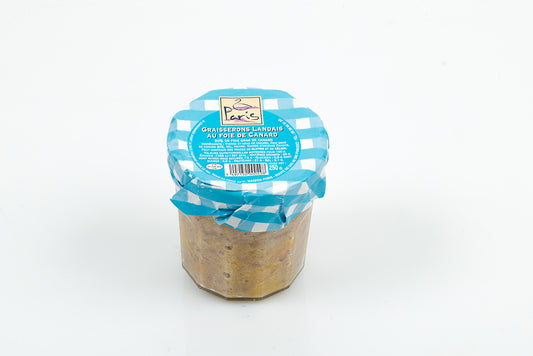Graisserons landais au foie de canard - 250gr
