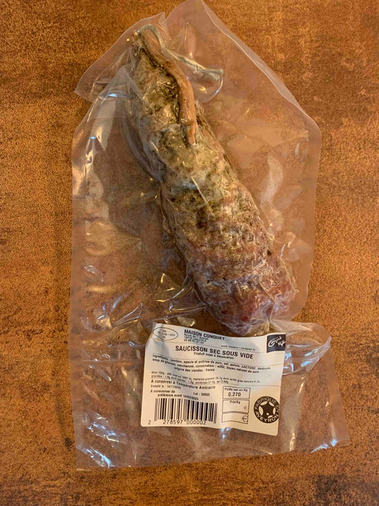 Saucisson Grand cru de la Maison Conquet (300gr. env.)