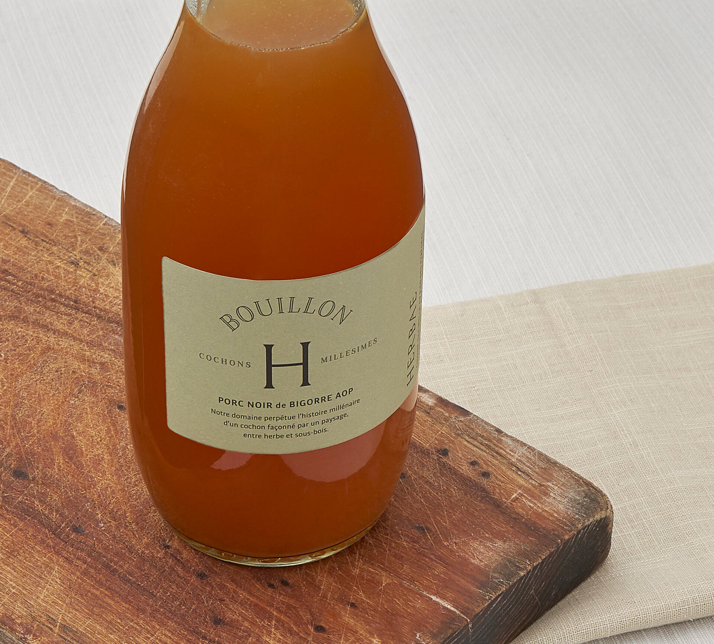 Bouillon porc noir herbae