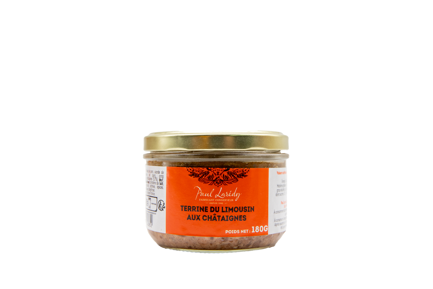 Terrine du limousin aux châtaignes Paul Larédy (180gr)