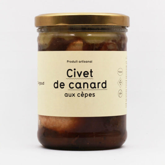 Canard aux cèpes