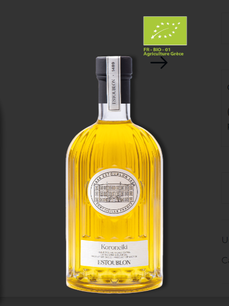 Koroneiki Huile d'olive - Estoublon 50cl