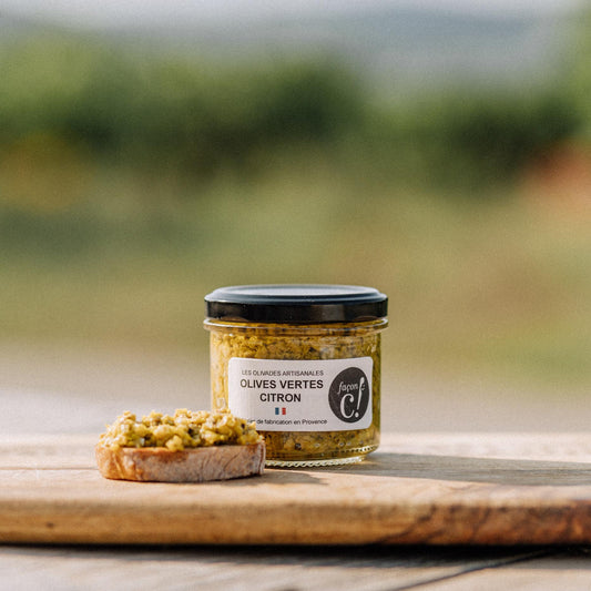 Les tartinables salés Olives vertes citrons 100g - Façon C