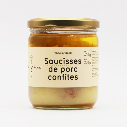 Saucisses de Porc Confites 400gr