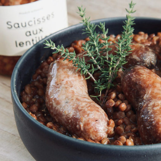 Saucisses aux lentilles 740 gr