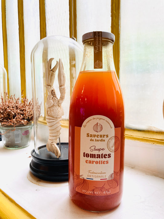 Soupe de tomates & carottes - Saveurs du jardin
