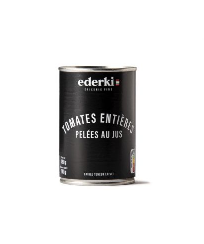 Tomates entières pelées au jus